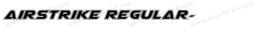 Airstrike Regular字体转换